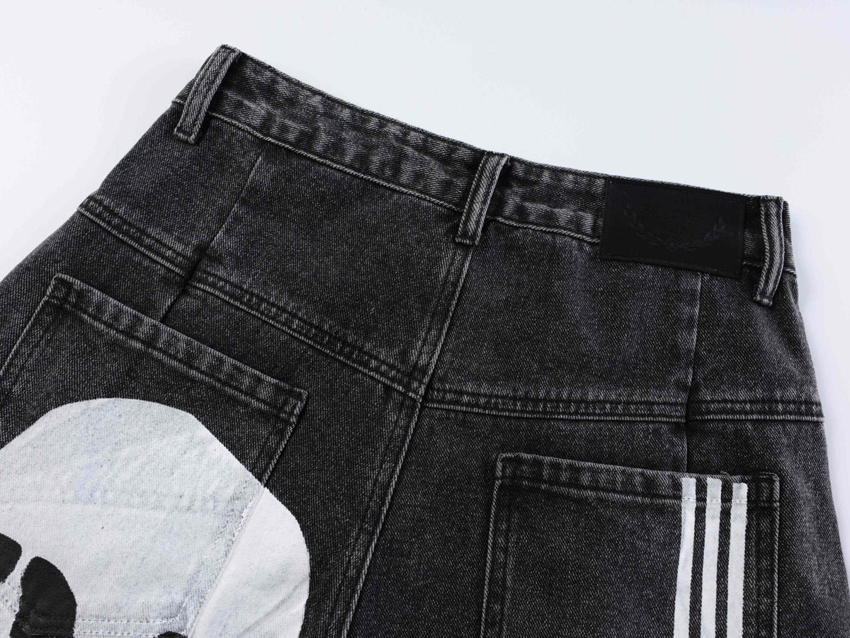 Madxmarx 1990 Graphic Wide-Leg Jeans