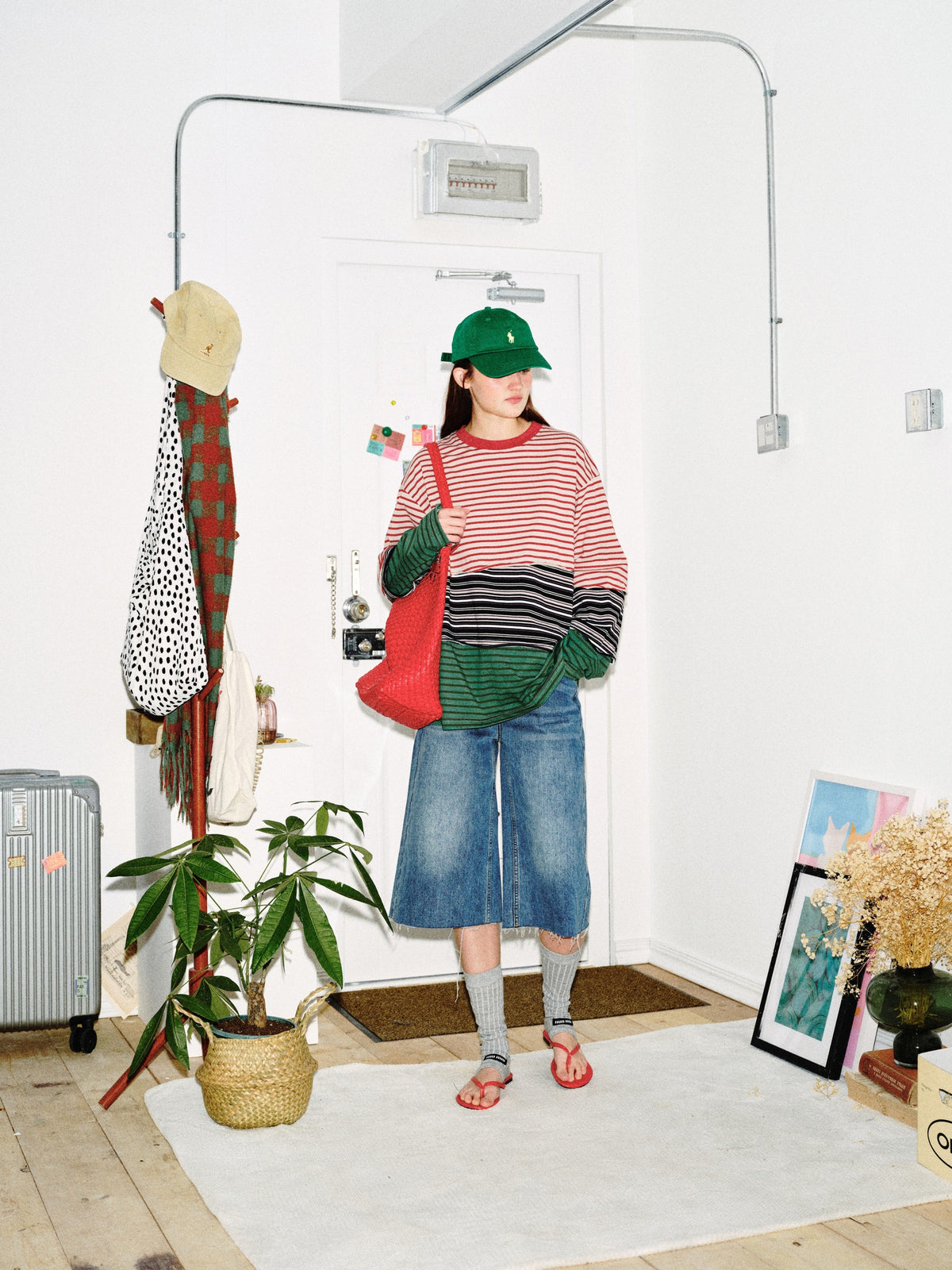 Madxmarx Striped Long Sleeve Tee