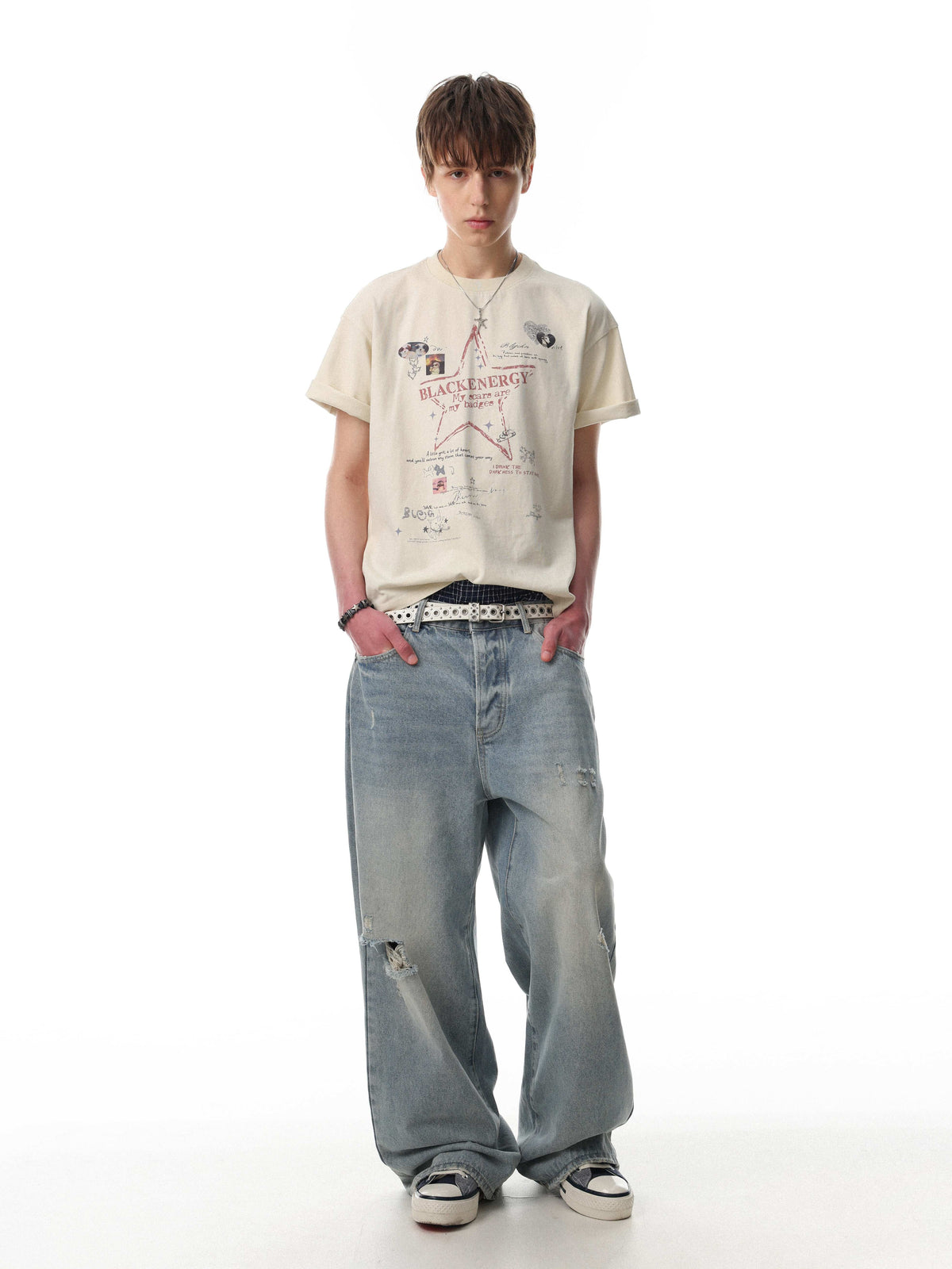Madxmarx “Star Script Graphic Tee”