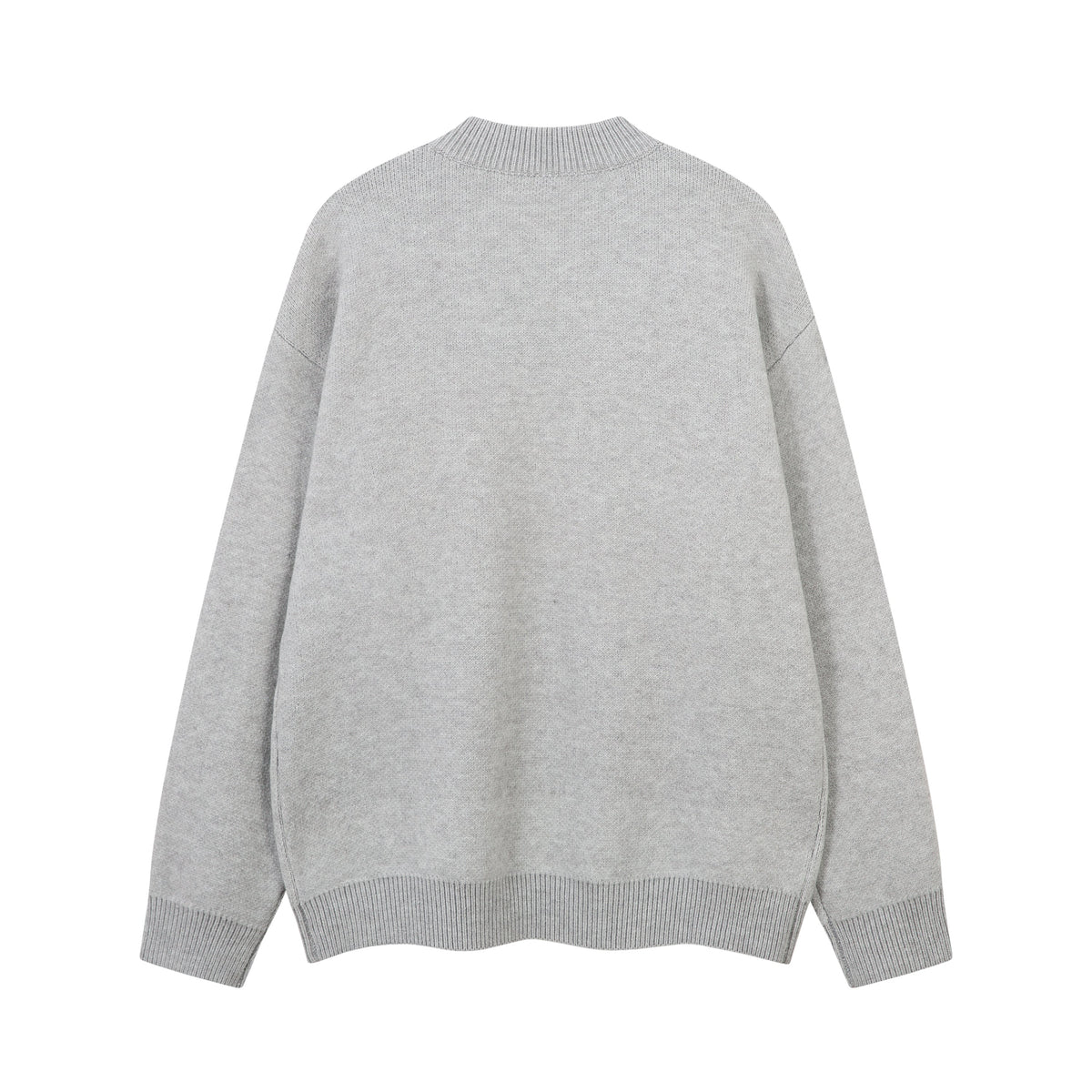 Madxmarx Furry Lettering Knit Sweater