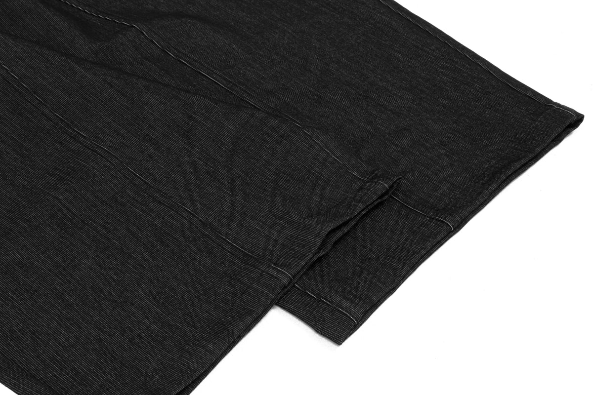 Pantalones de mezclilla utilitarios de pierna ancha Madxmarx