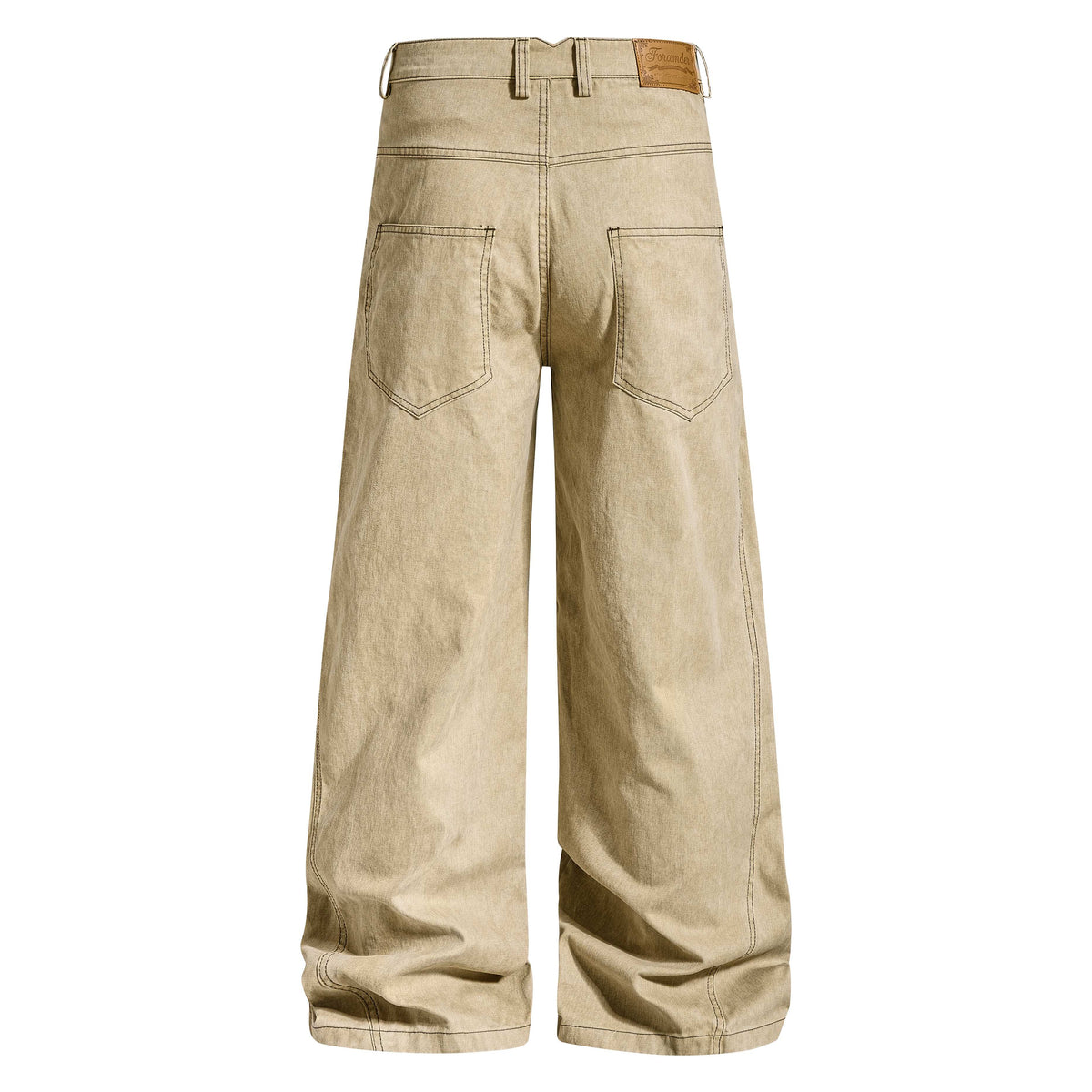 Madxmarx Military Rope Wide-Leg Pants