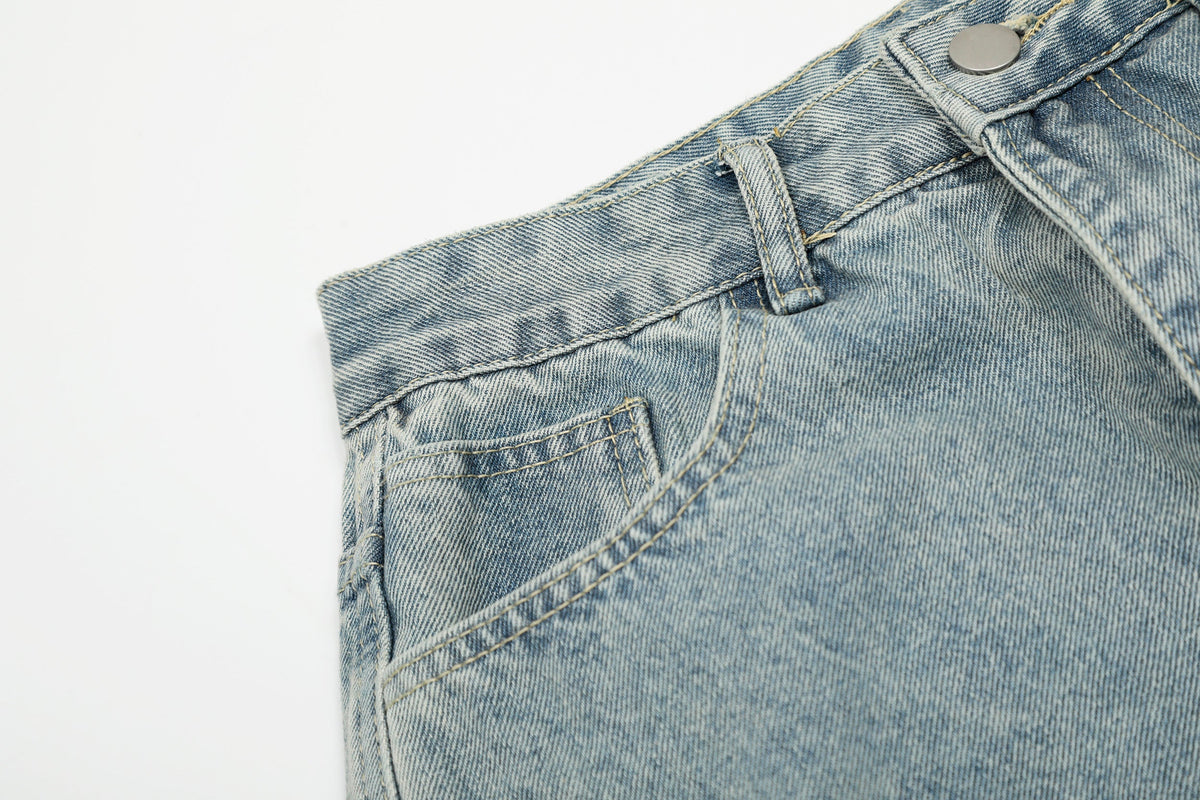 Madxmarx Multi-Layer Cargo Denim Pants