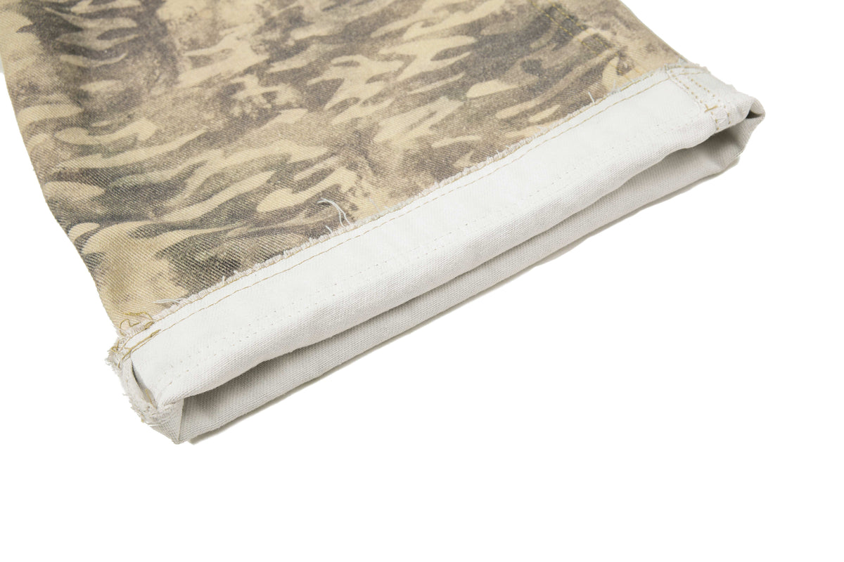 Madxmarx Gewaschene Utility-Cargohose aus Denim