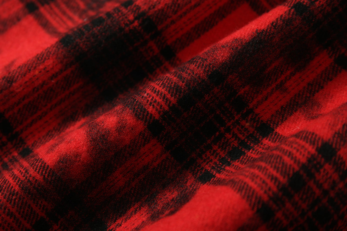 Madxmarx Punk Plaid Graphic Shirt