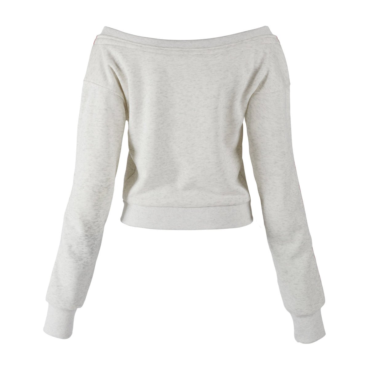 Madxmarx Star Off-Shoulder Zip Hoodie