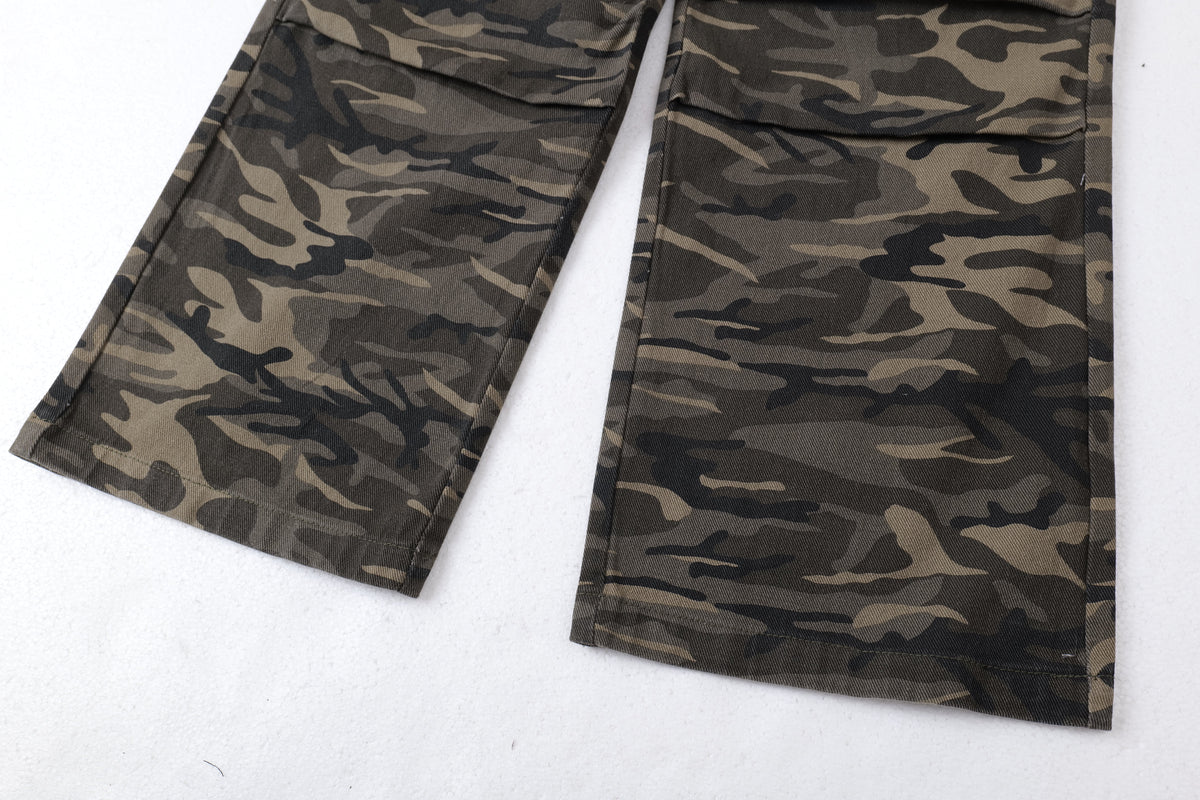 Calça Cargo Multibolsos Camuflada Madxmarx