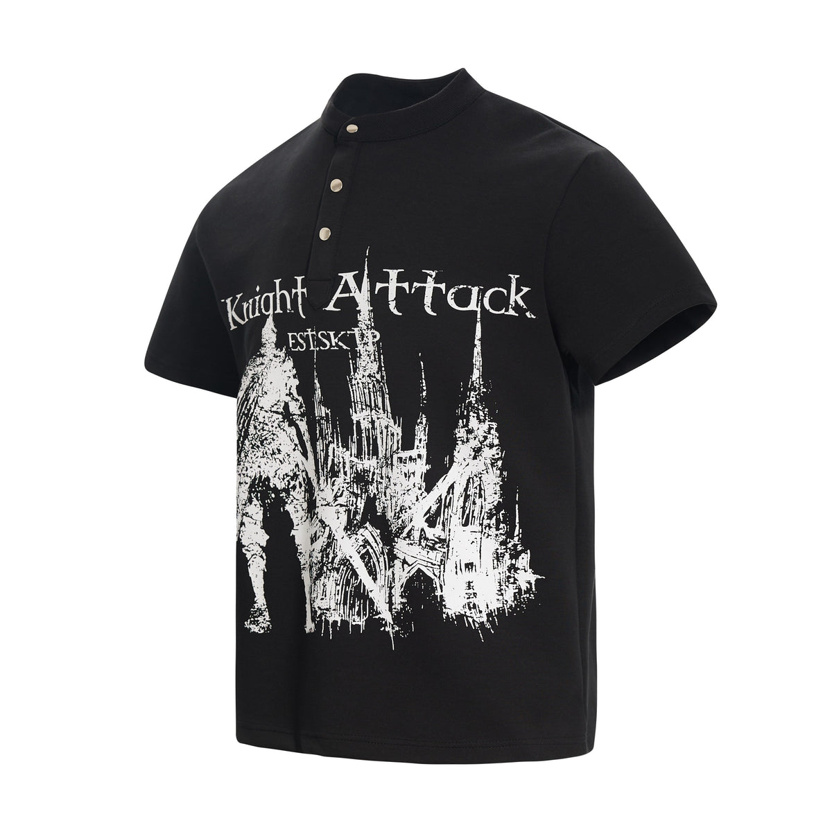 Madxmarx “Knight Attack Graphic Polo Tee”