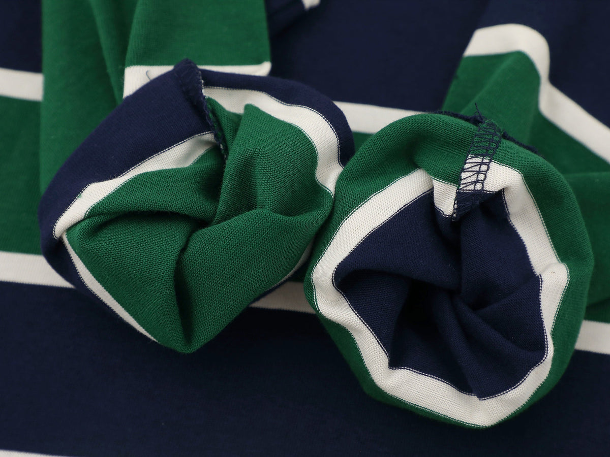 Madxmarx Striped Rugby Polo