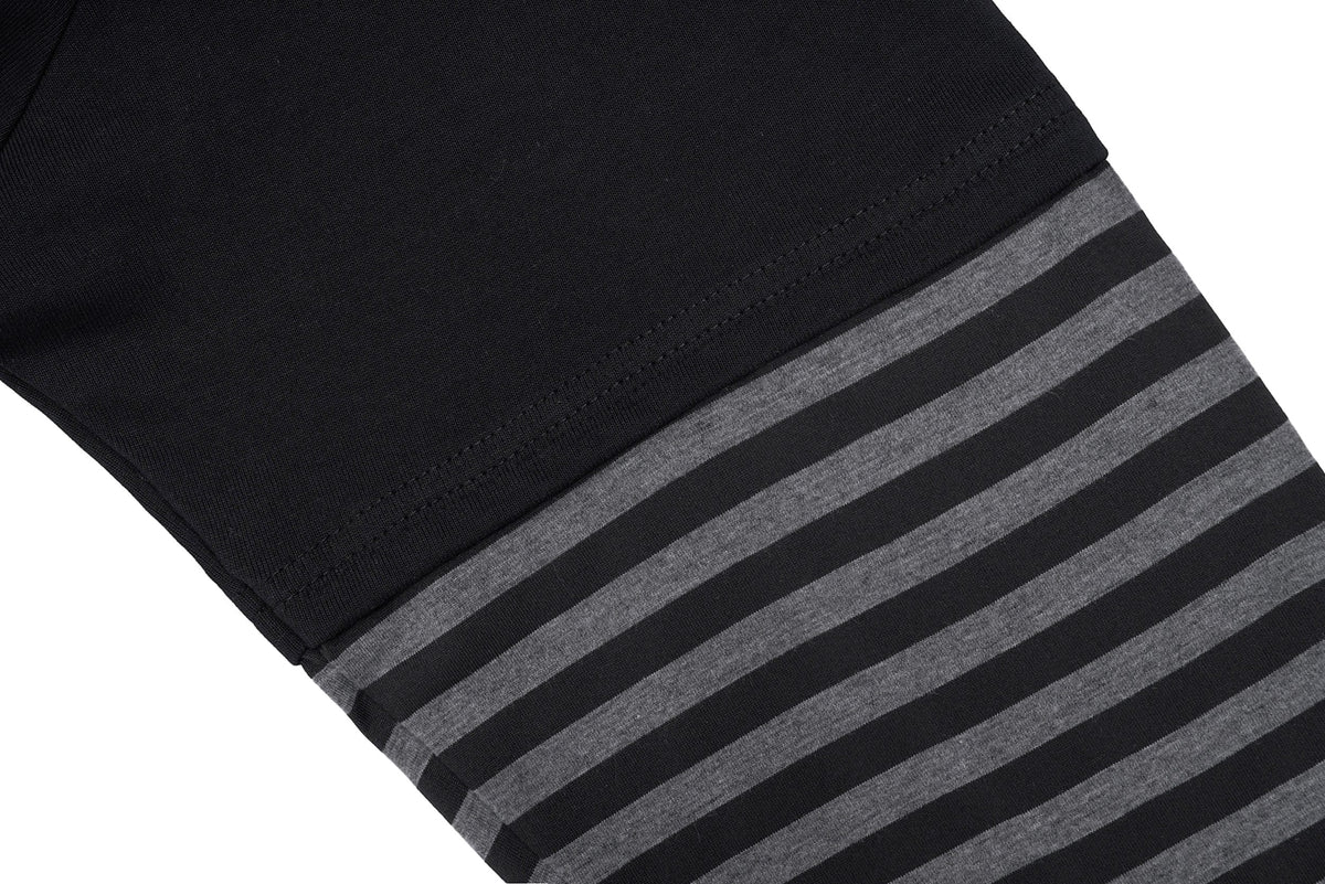 Madxmarx Layered Union Jack Graphic Long Sleeve Tee
