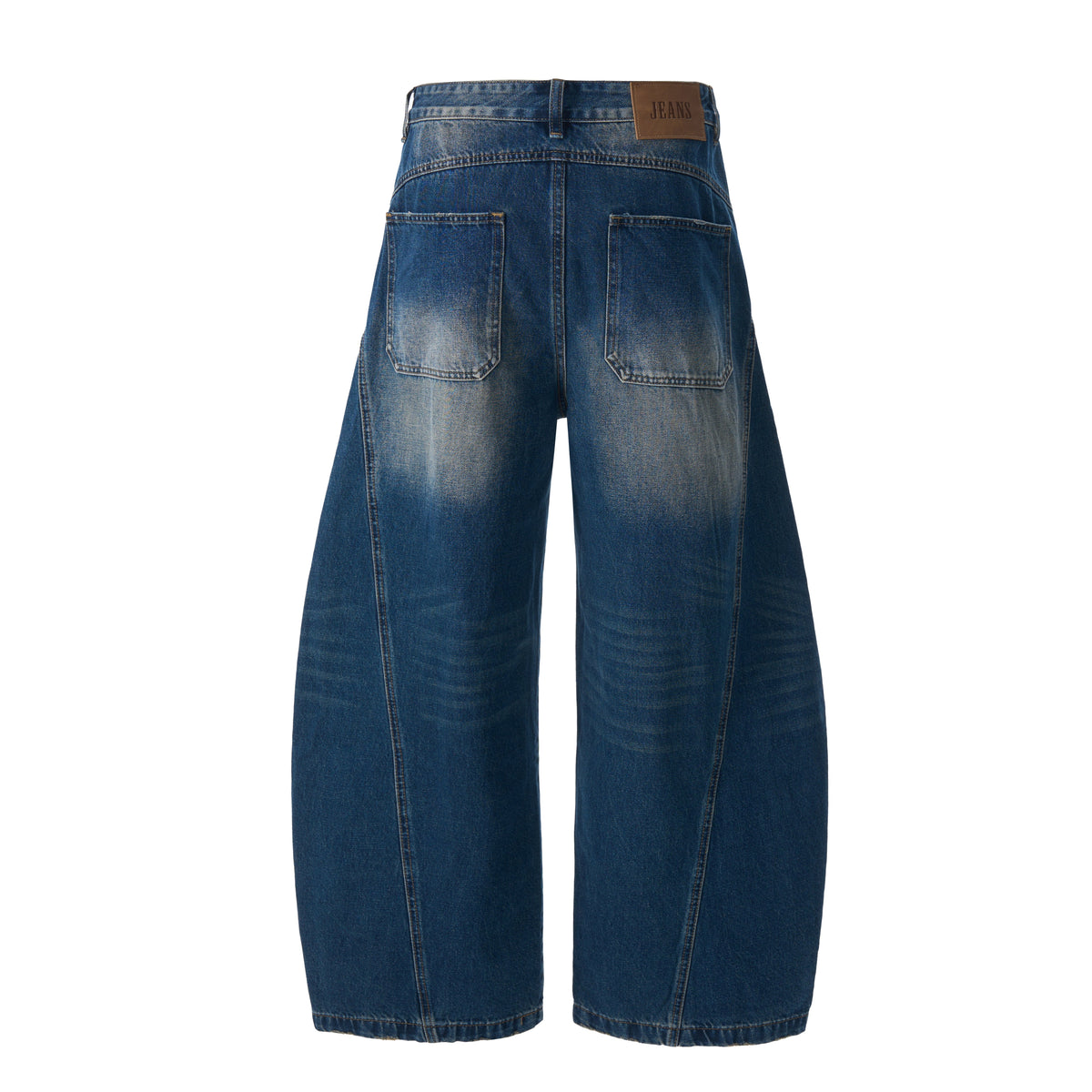 Madxmarx V-Panel Washed Wide-Leg Jeans