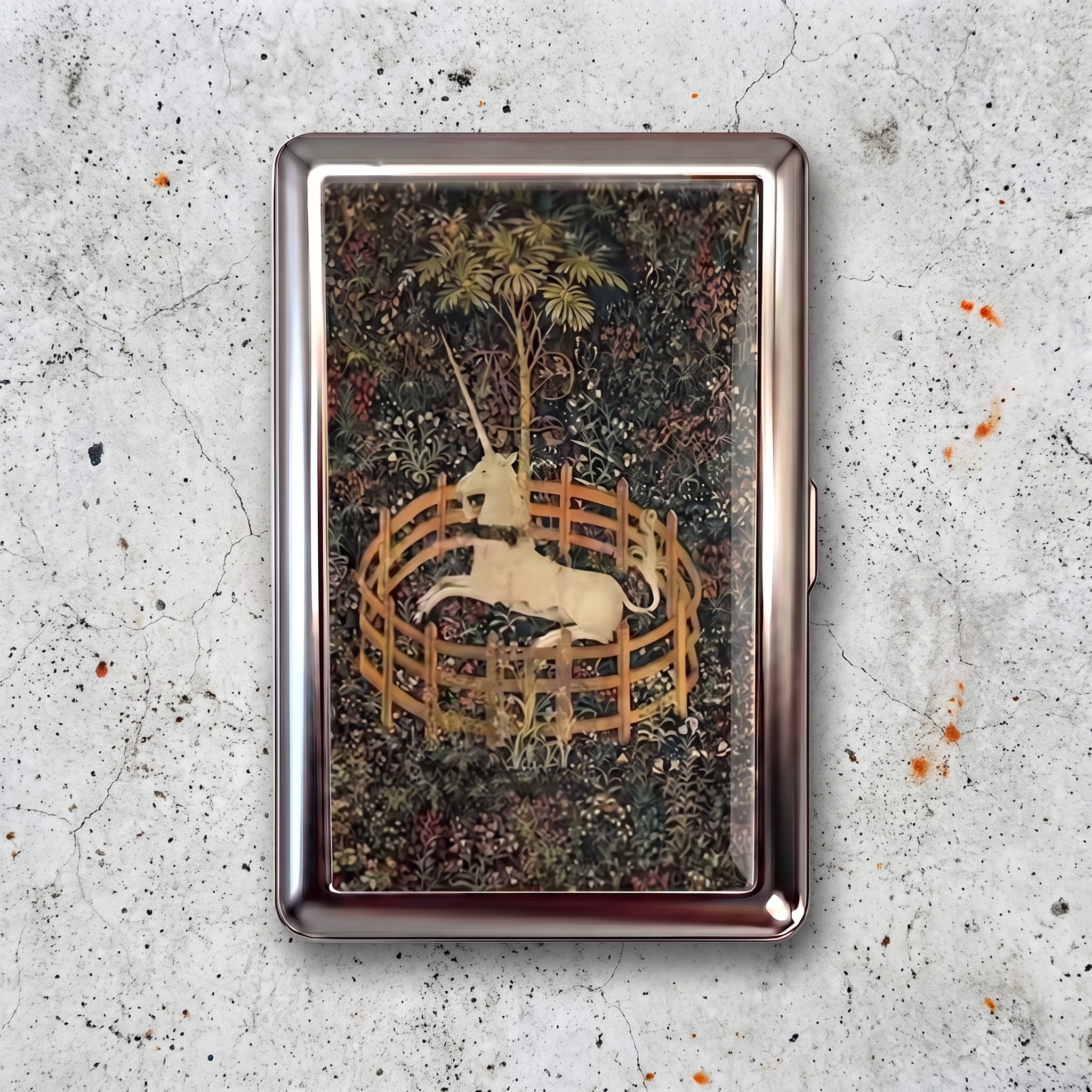 Caged Unicorn Card case