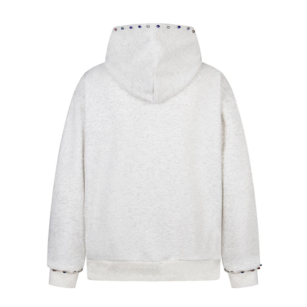 Madxmarx “MAKE” Studded Zip Hoodie
