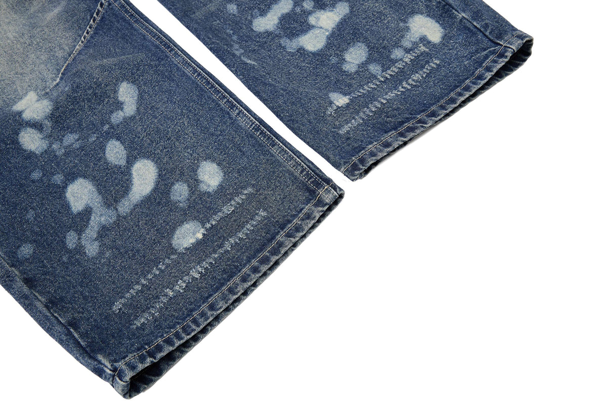 Madxmarx “Grommet Washed Balloon Jeans