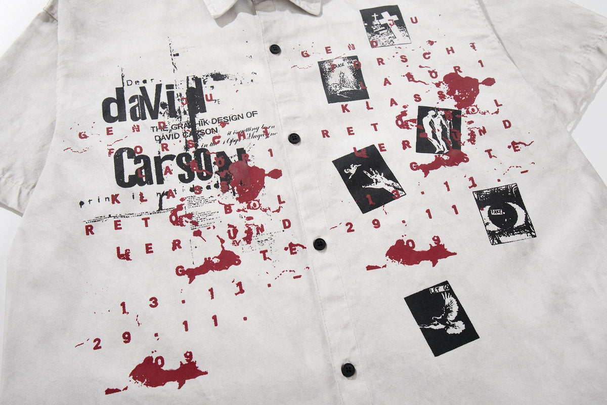 Madxmarx “Distorted Archive” Short Sleeve Shirt