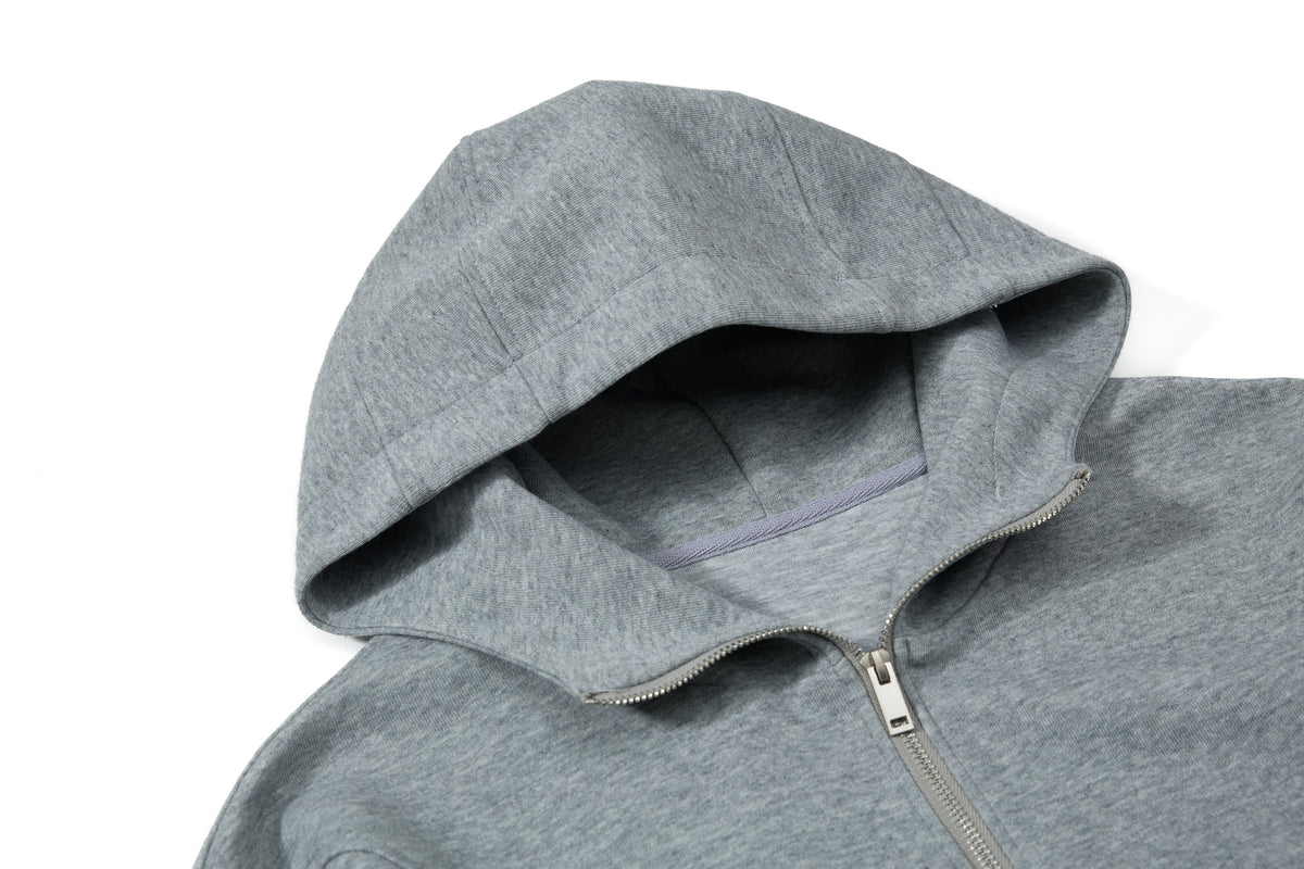 Madxmarx Curved Panel Full-Zip Hoodie
