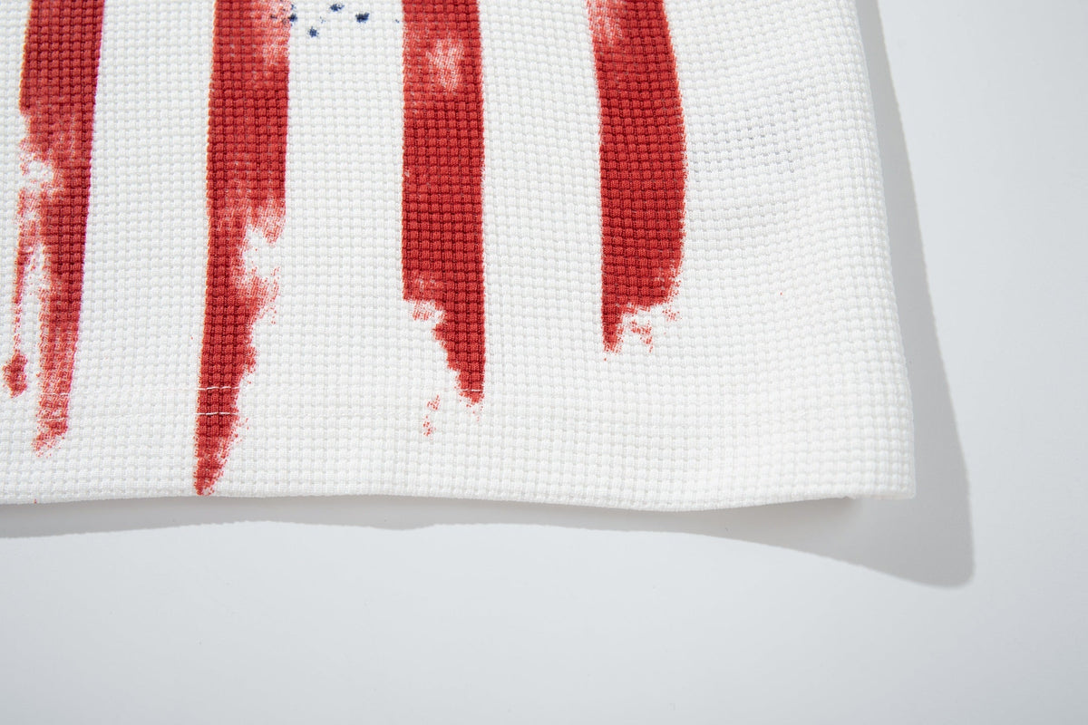Madxmarx Vintage Flag Graphic Long Sleeve