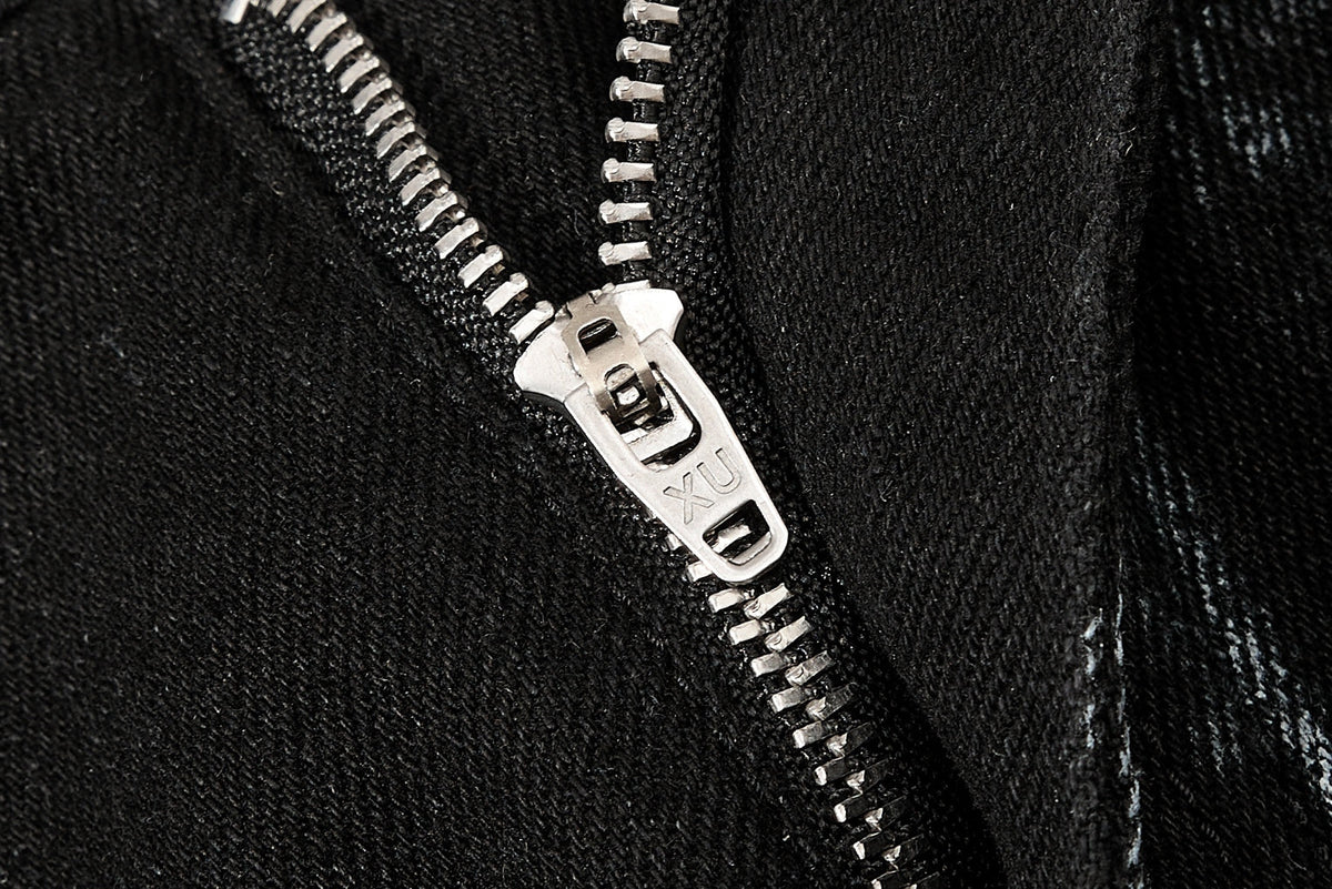 Madxmarx Gewaschene Utility-Cargohose aus Denim