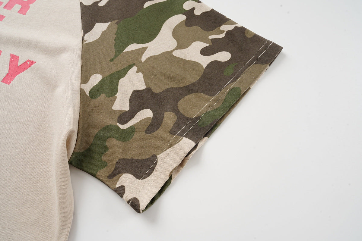Madxmarx “Never Lose Your Way” Camo Raglan T-Shirt