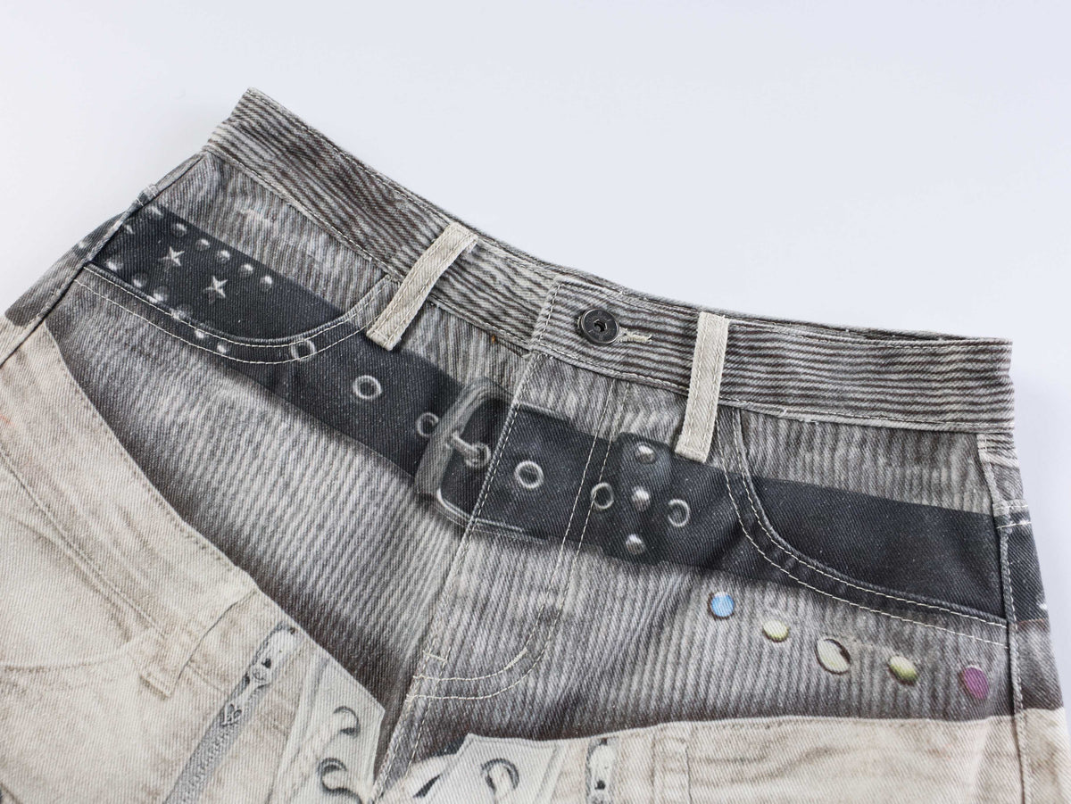 Madxmarx „Layered Belt Utility Balloon Jeans“