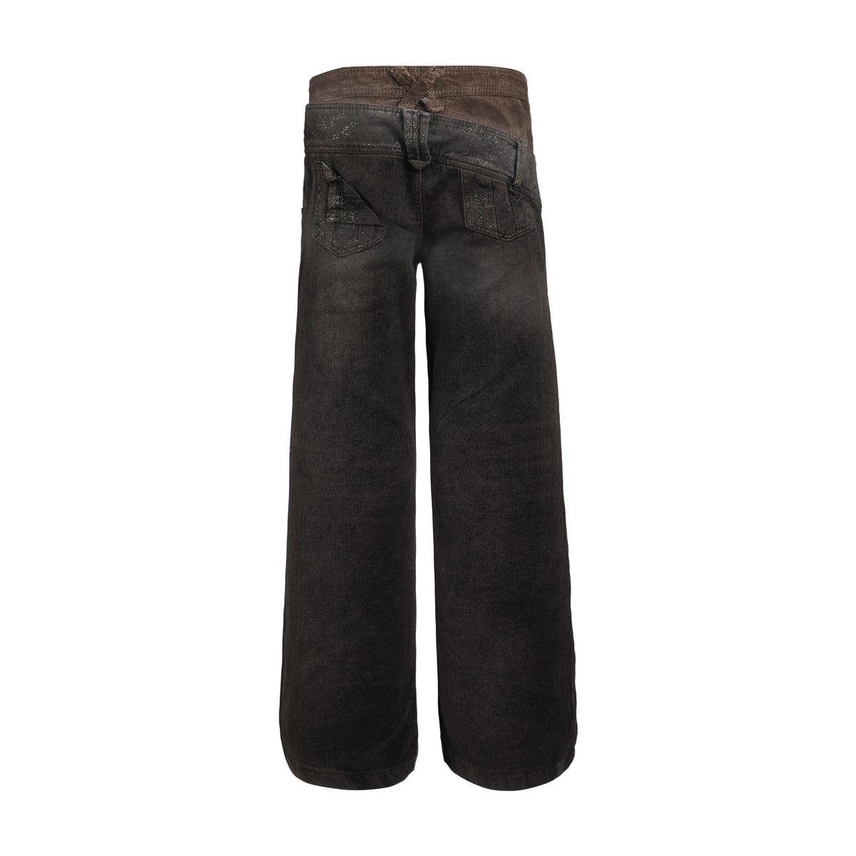 Jean à lacets et double taille Madxmarx