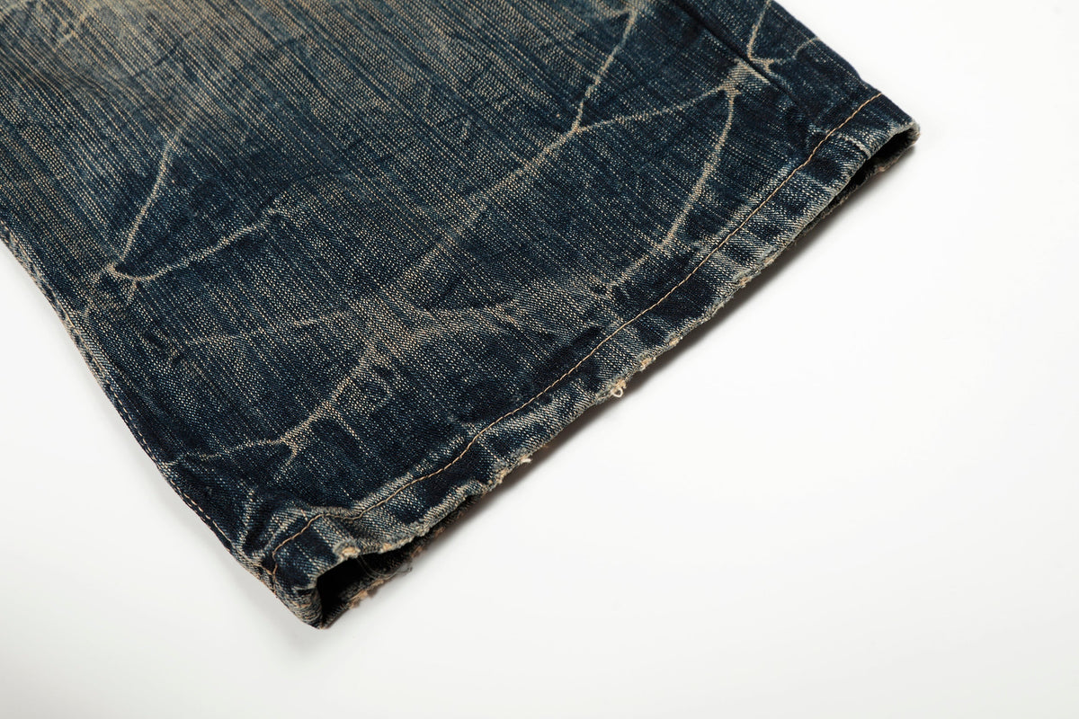 Pantalon en jean ample délavé vintage Madxmarx