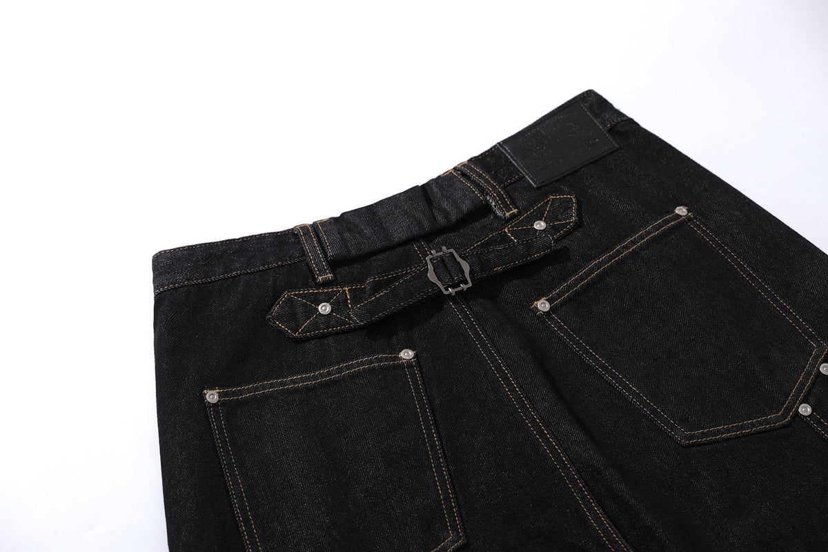 Pantalon de travail en jean multi-poches Madxmarx