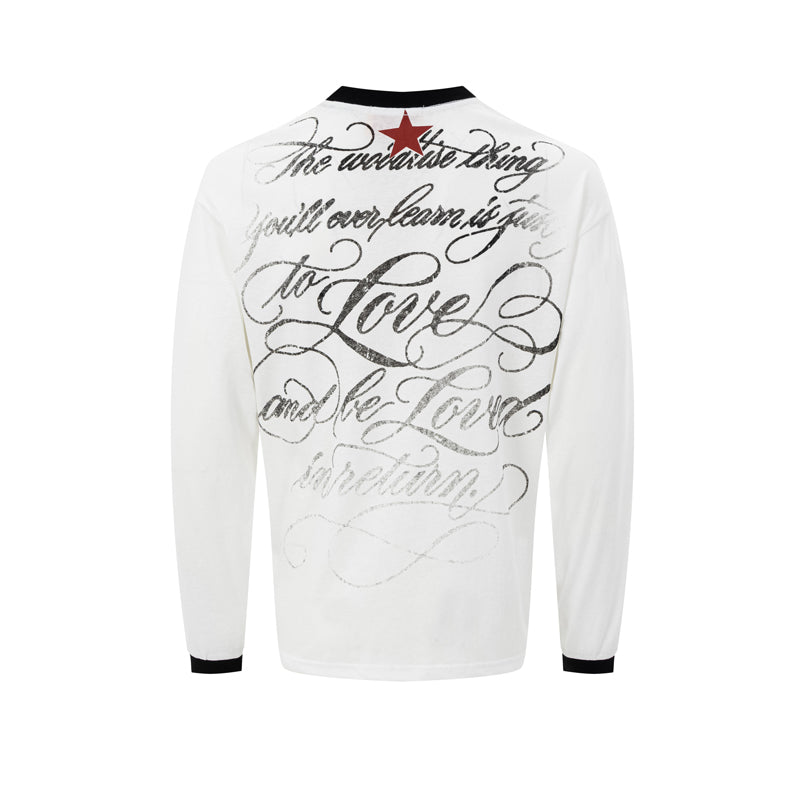Madxmarx Vintage Photo Graphic Long Sleeve Tee