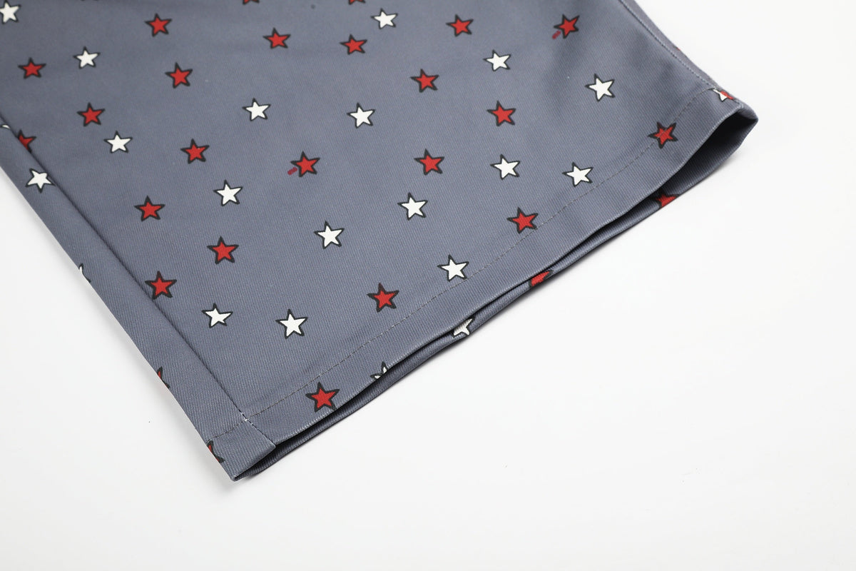 Madxmarx Star Print Wide-Leg Balloon Jeans
