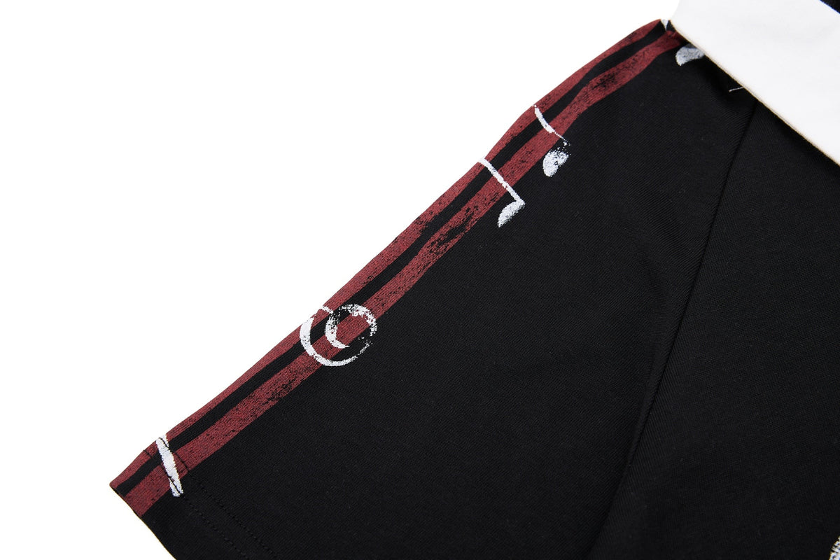 Madxmarx Music Graphic Polo Shirt