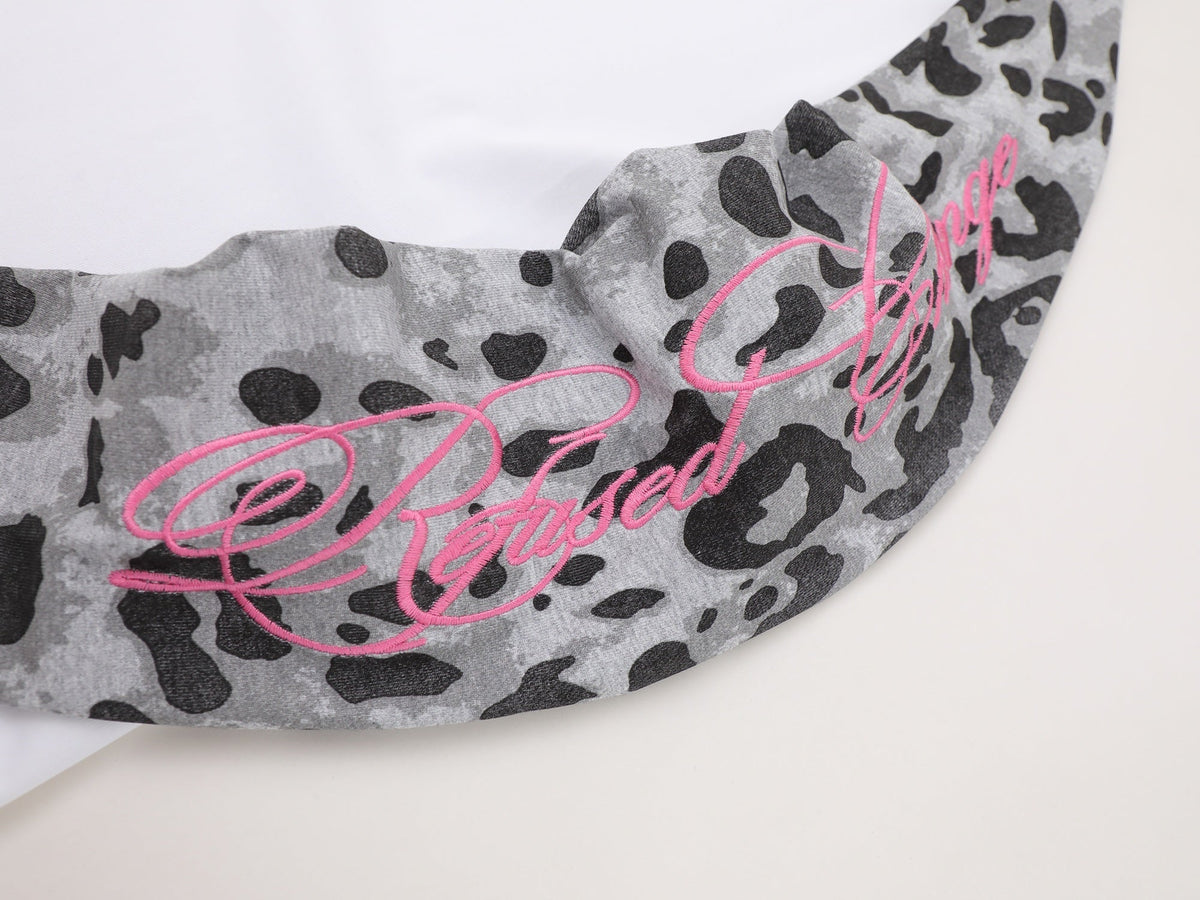 Madxmarx Leopard Raglan Long Sleeve Tee