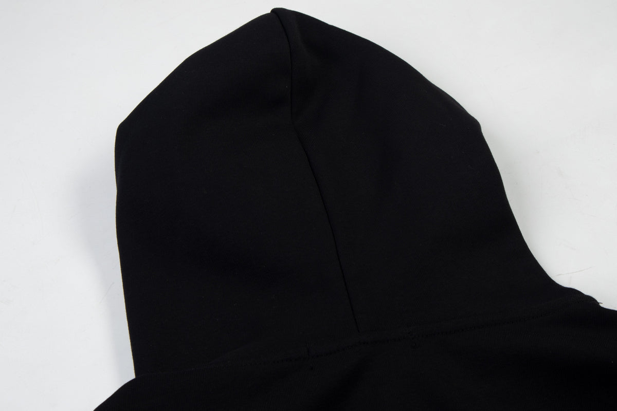 Madxmarx Layered Graphic Hooded Long Sleeve Tee