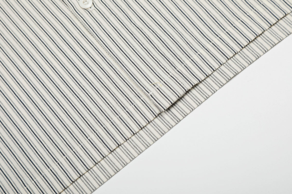 Madxmarx “Pinstripe Patch Graphic Shirt”
