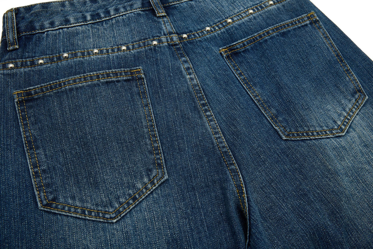 Madxmarx „Studded Panel Denim Jeans“