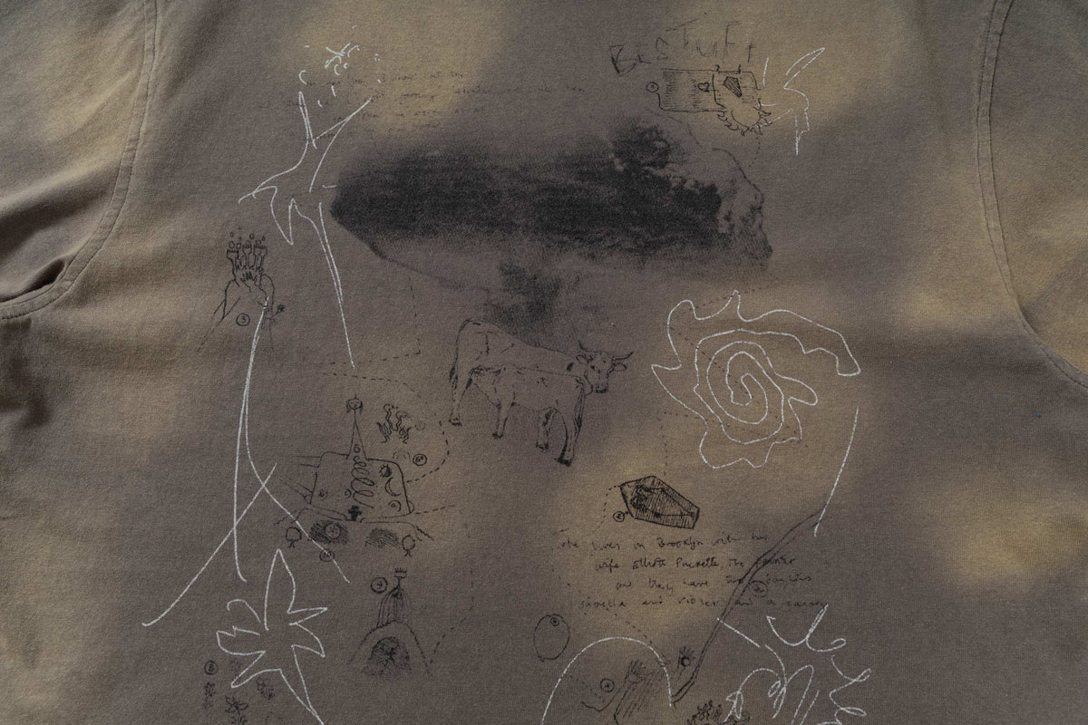 Madxmarx “Abstract Sketch Washed Tee”
