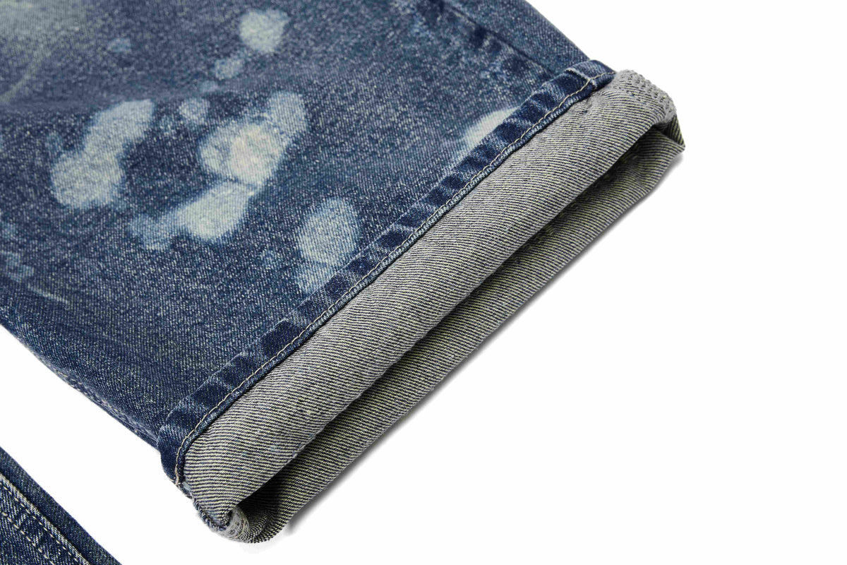 Madxmarx “Grommet Washed Balloon Jeans