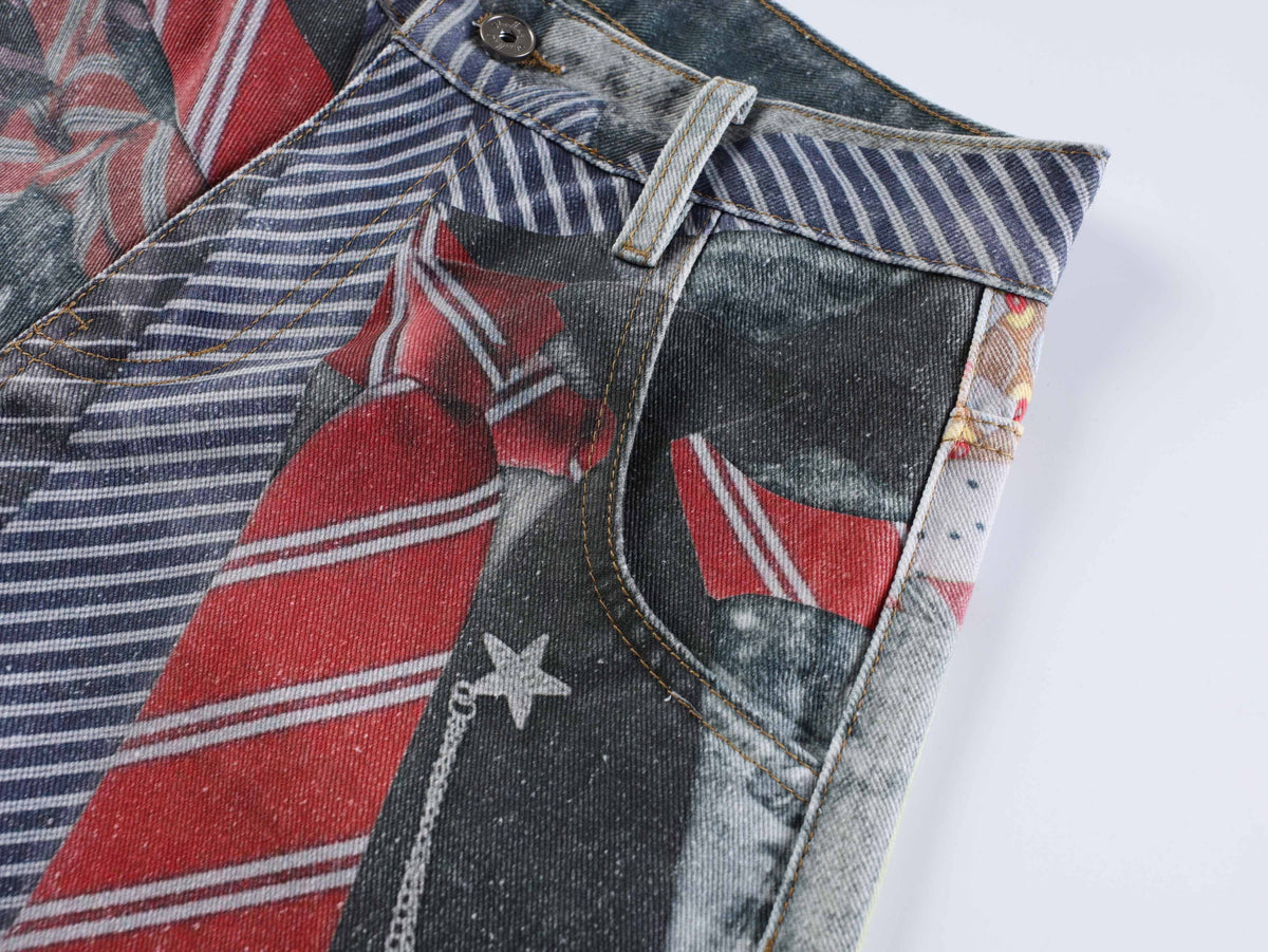 Madxmarx “Tie Riot Balloon Jeans”
