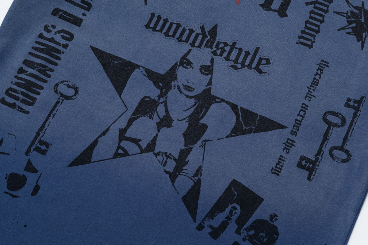 Madxmarx Vintage Star Graphic Tee
