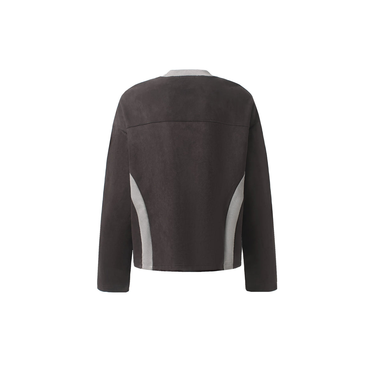 Madxmarx Contrast Panel Washed Long Sleeve Tee
