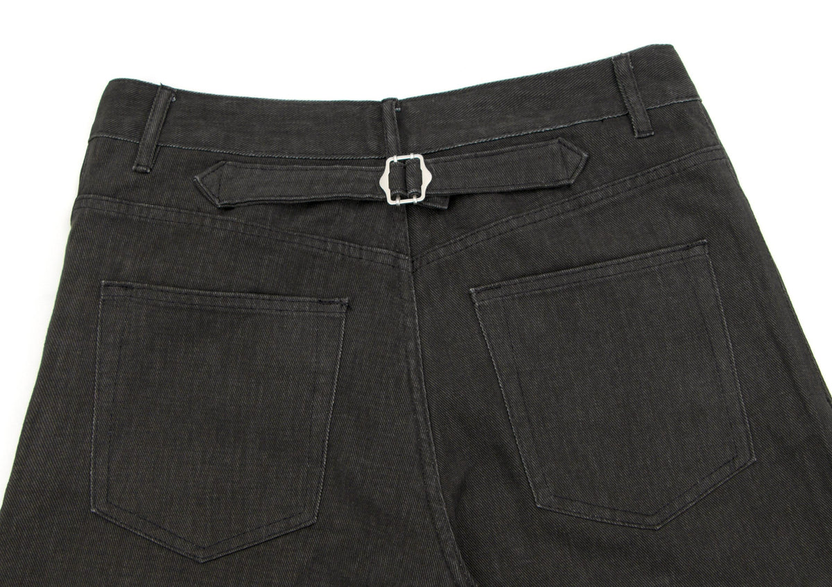 Madxmarx Multi-Button Panel Wide-Leg Jeans