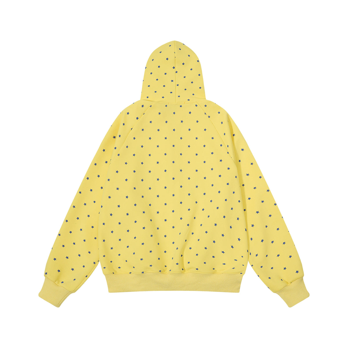 Madxmarx Star Print Varsity Zip-Up Hoodie