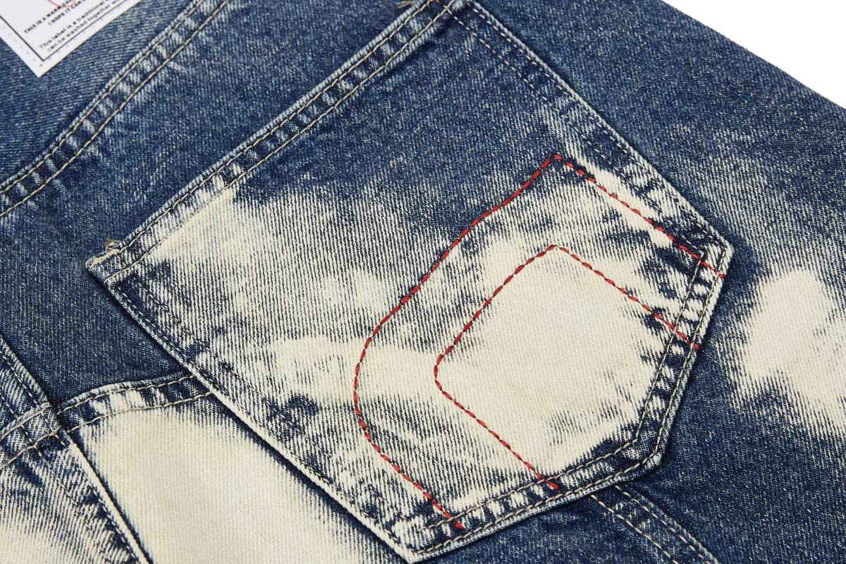 Madxmarx “Grommet Washed Balloon Jeans