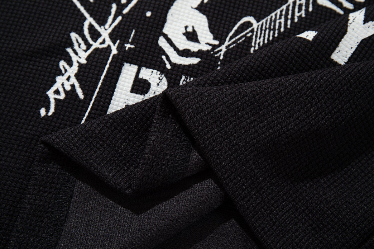 Madxmarx Vintage Music Graphic Raglan Long Sleeve