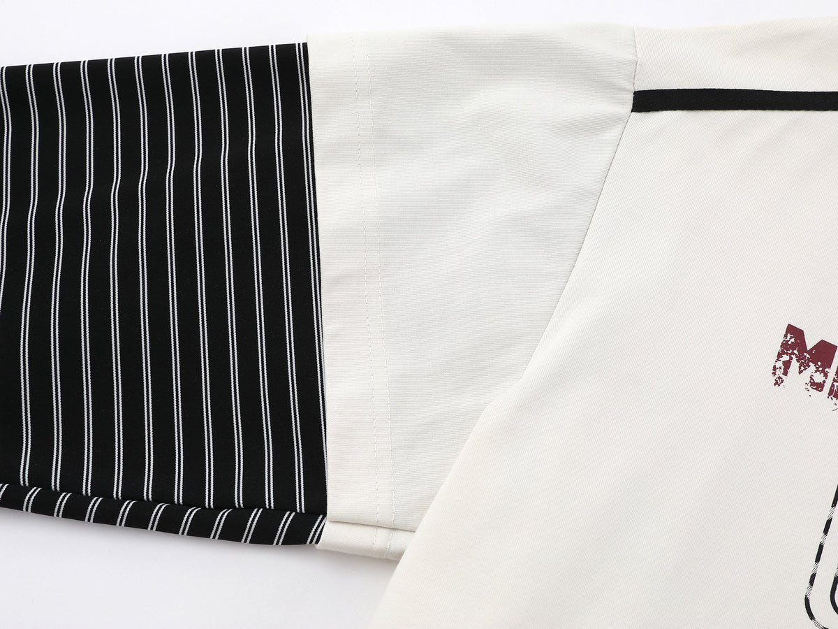 Madxmarx Double-Sleeve Layered Long Tee