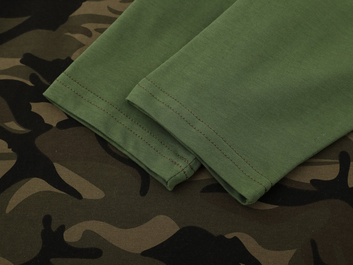 Madxmarx Layered Camo Long Sleeve Tee