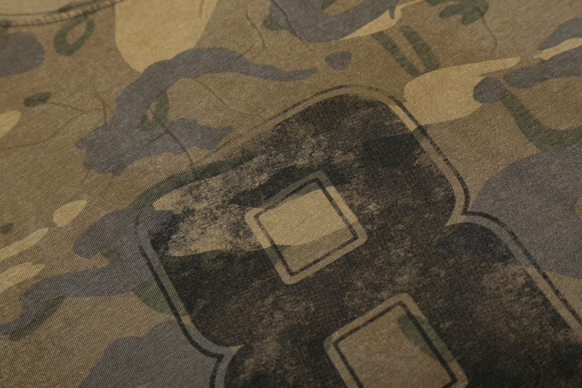 Madxmarx Camo Graphic Long Sleeve Tee