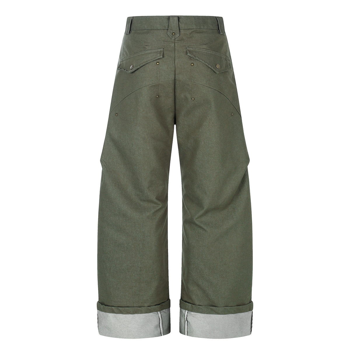 Madxmarx “Vintage Utility Fold-Hem Pants”