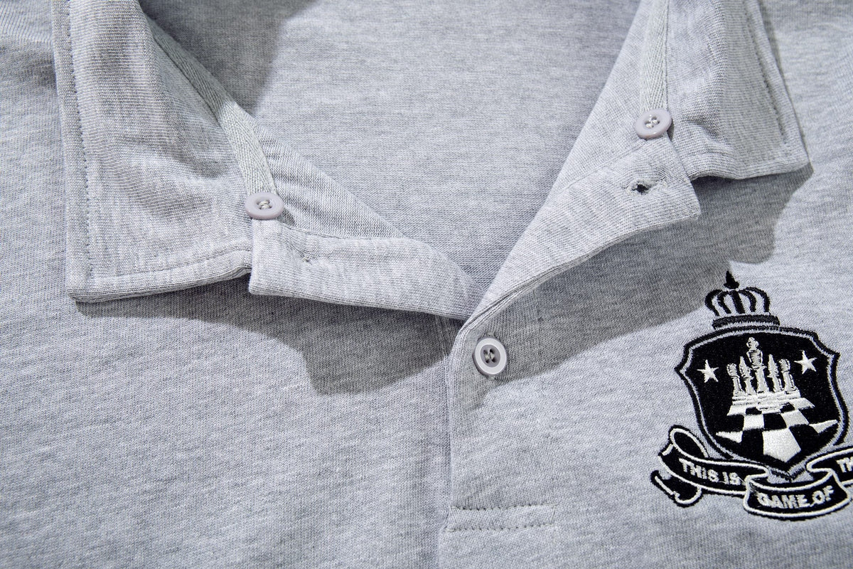 Madxmarx Fur Collar Layered Polo