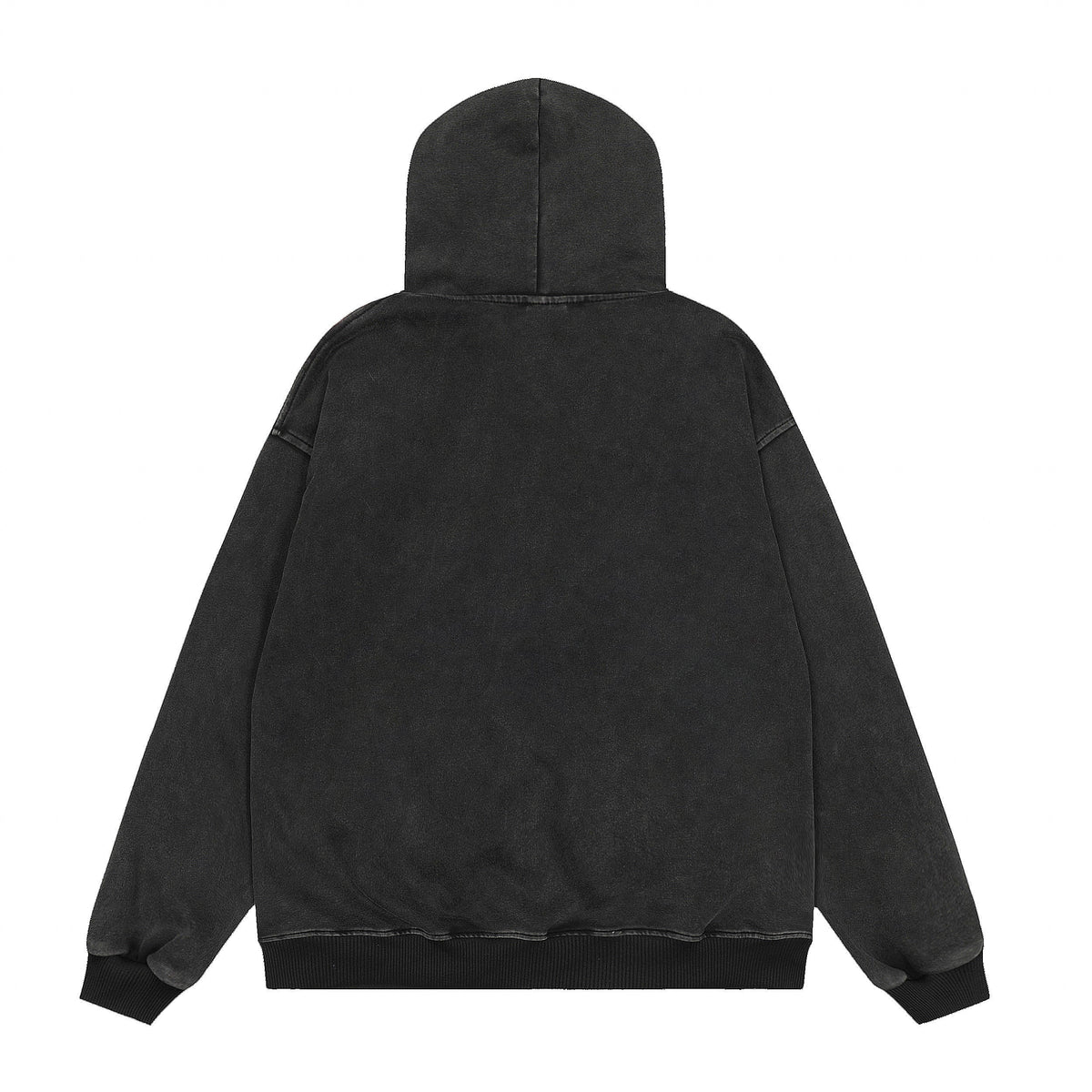 Madxmarx Chain Print Faux Fur Hooded Jacket