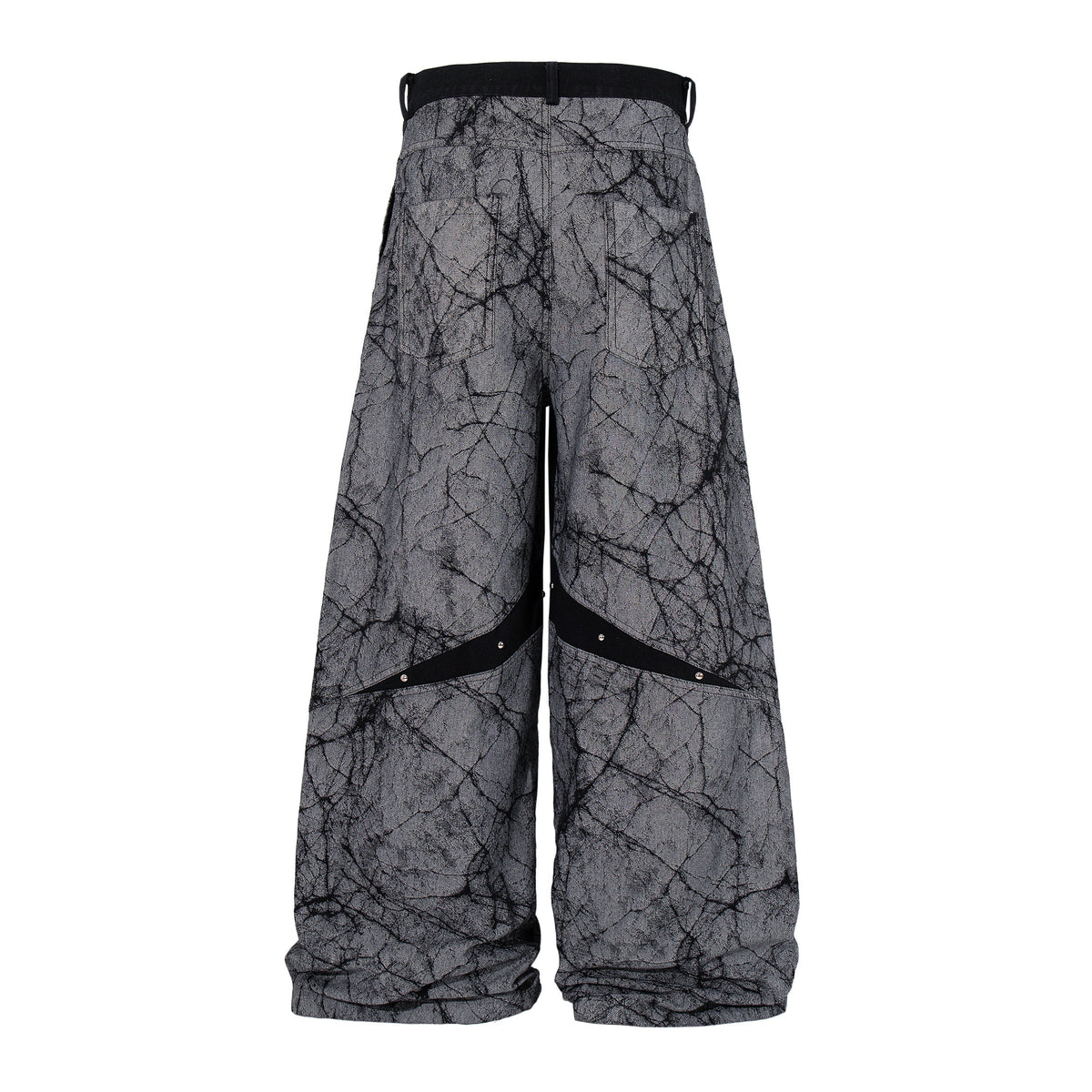 Pantalon en jean large à empiècement graphique Madxmarx
